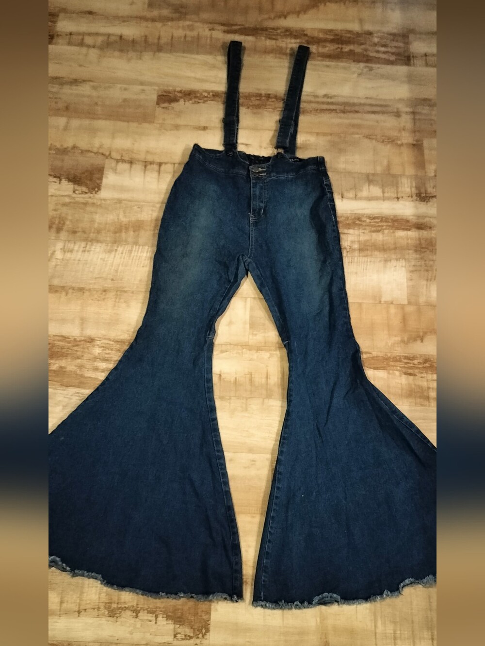 Banjul Blue Denim Top with White Logo Tag